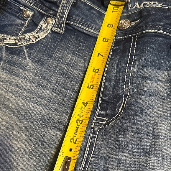 709.   Grace Blue Ankle & Cropped Jeans - Picture 7 of 12